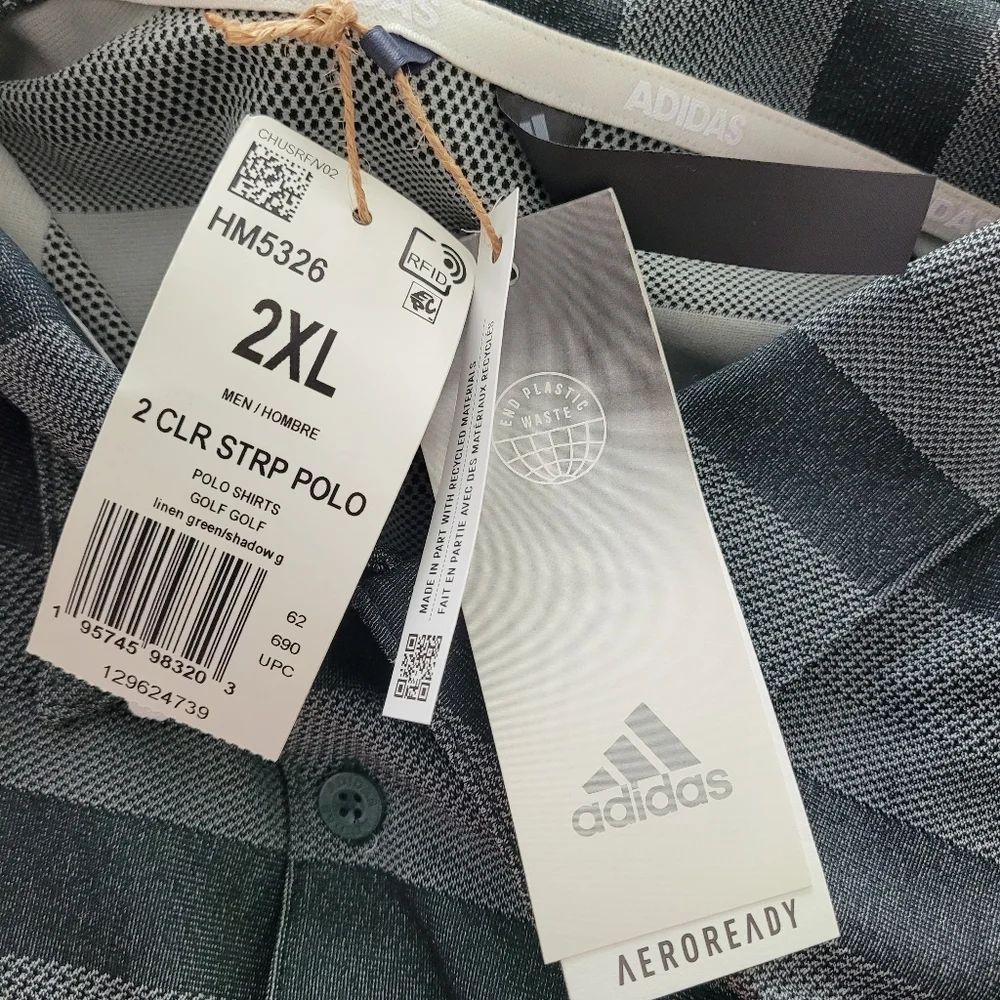 adidas gray striped